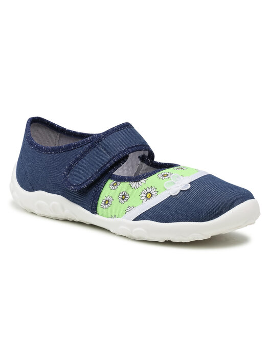 Pantofole A Stivaletto Superfit Polly Per Bambini - Tela, Suola In Poliuretano, Chiusura A Strappo