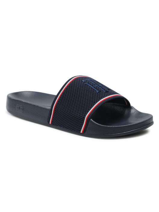 Pantoletten Tommy Hilfiger Knitted Pool Slide FW0FW05456 