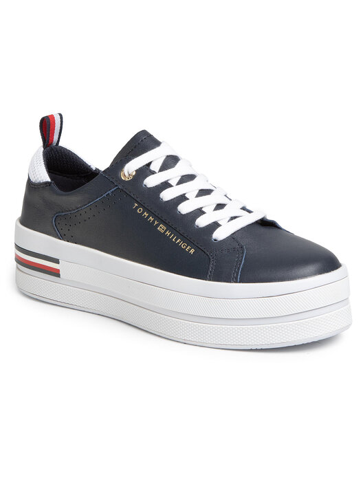 Sneakers Tommy Hilfiger Modern Flatform Sneaker FW0FW04851 Dunkelblau eschuhe