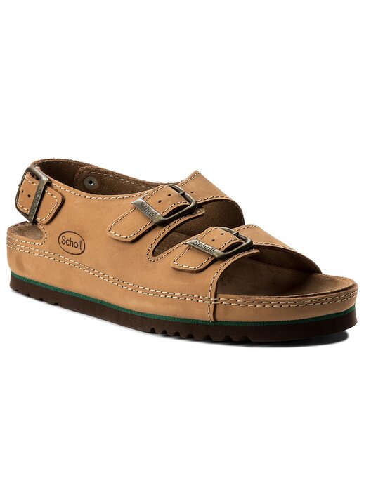 Sandali Uomo Scholl Air Bag - In Pelle Con Suola EVA, Comodi Ed Eleganti