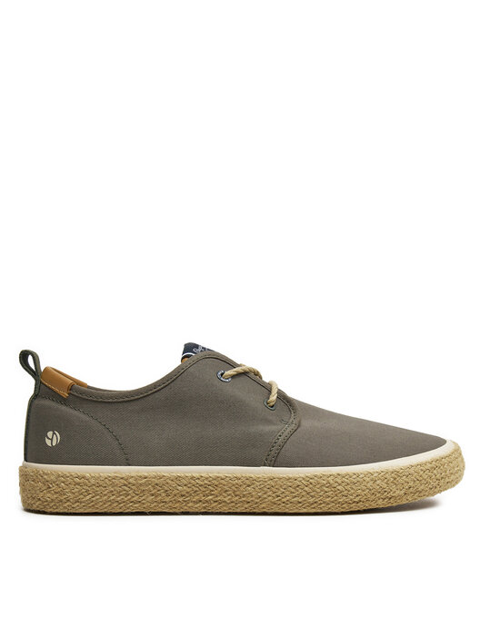 PE PE JEANS Herren Port Linen – Nachhaltige Leinenschuhe Mit Gummi-Sohle