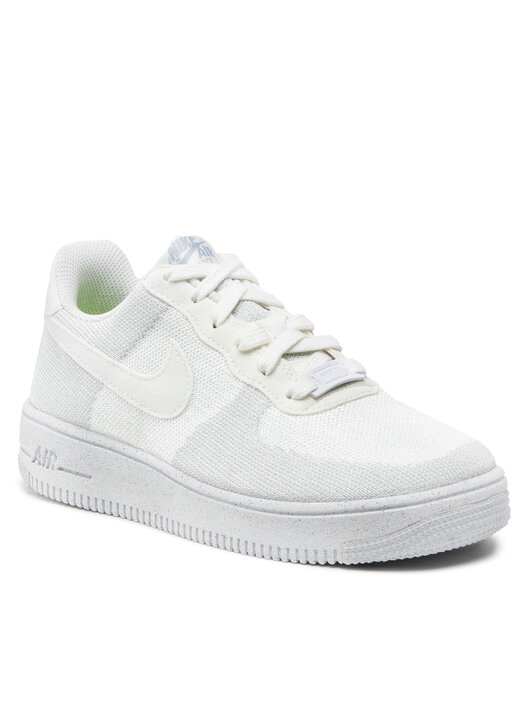 Sneakers Nike Af1 Crater Flyknit (GS) DH3375 100 Alb | epantofi.ro