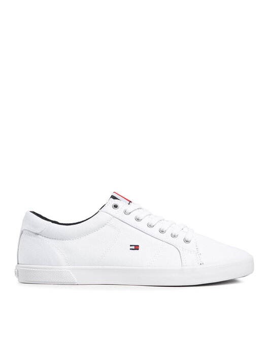 Sneakers Tommy Hilfiger Iconic Long Lace Sneaker FM0FM01536 Blanc chaussures