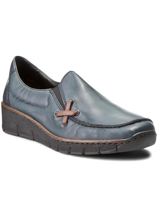 Pusbačiai Rieker 53783-14 Tamsiai mėlyna