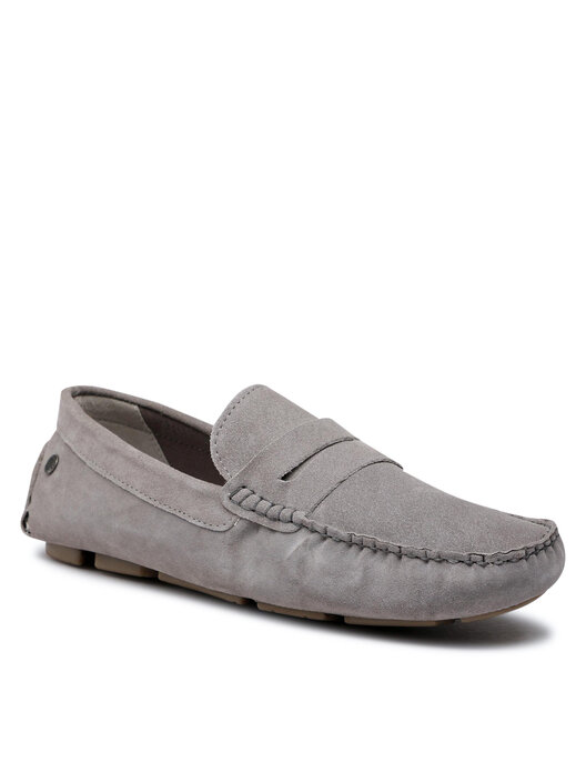Mokassins Jack Jones Jfwjensen Suede Loafer 12203636 Grau