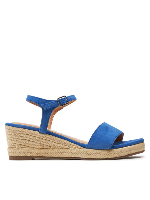 GIOSEPPO Damen Catania Espadrilles - Schwarze Sandalen Mit Kristallen