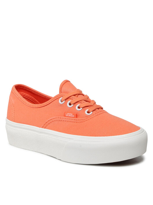 Sneakers aus Stoff Vans Authentic Platfor Orange eschuhe