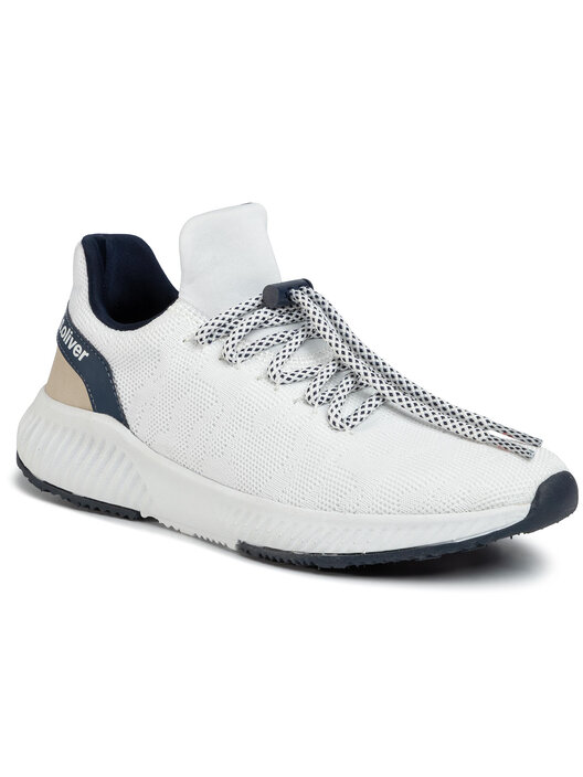 s.Oliver 5-23600-42 - Edzőcipő - white navy/fehér