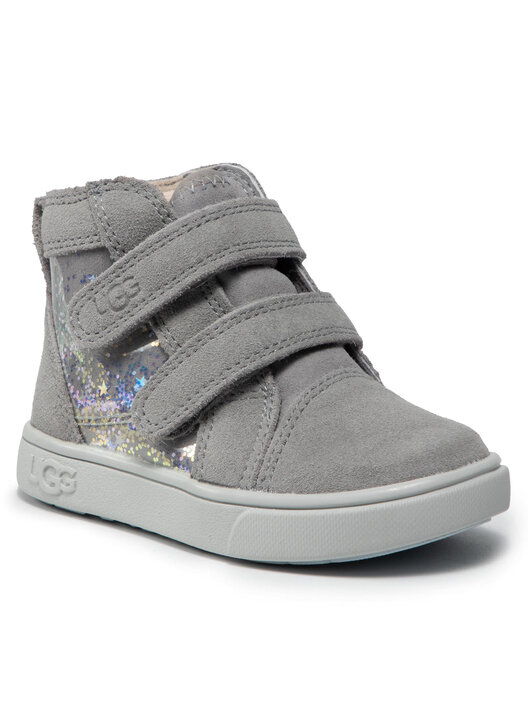 Botines planos Ugg T Rennon II Clear Glitter 1120974T Gris | zapatos.es