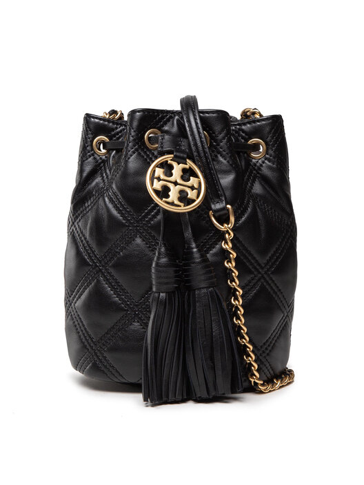 Sac a main Tory Burch Fleming Soft Mini Bucket Bag 74853 Noir chaussures