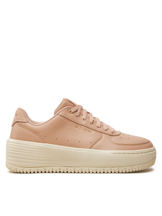 Sneakersy Skechers 185110 NUDE Beżowy | eobuwie.com.pl