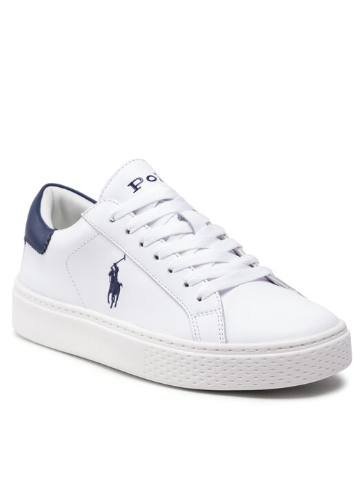 Polo ralph lauren court 125 leather sneaker top