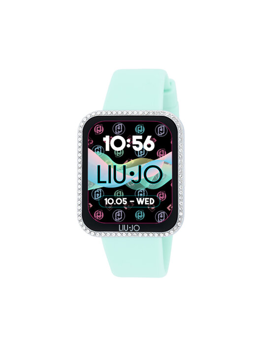 Smartwatch Liu Jo Luxury VOICE SLIM SWLJ097 - Boîtier Aluminium 36mm, Bracelet Acier Mesh, Compatible Android