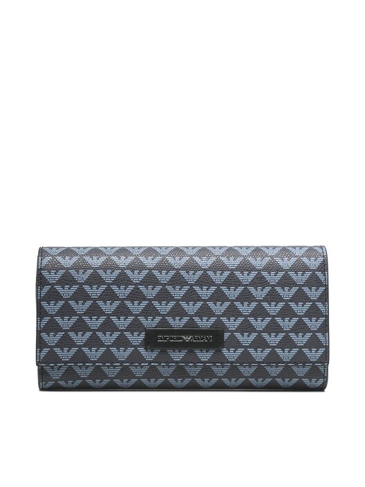 Голям дамски портфейл Emporio Armani Y3H170 Y413E 80033 Тъмносин ...