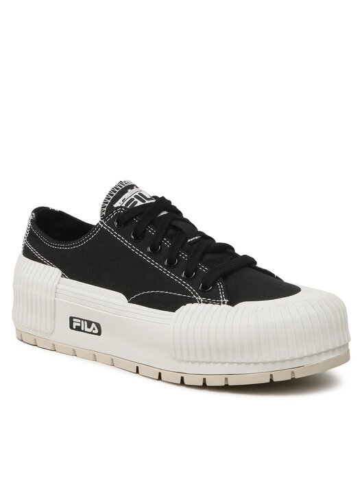 Black platform filas store