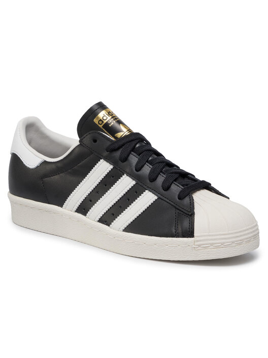 Superstar 80s black white adidas hot sale