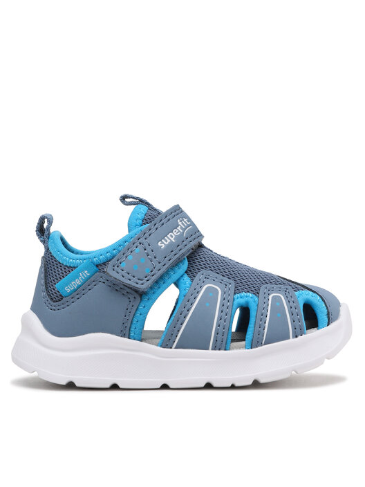 Superfit 2-00732-79 79 - Sandali Donna In Pelle Con Chiusura A Strappo E Tacco Piatto