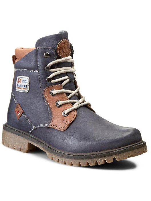 Bottes de randonnee Lasocki Young BI12 TREMP 06 Bleu marine chaussures