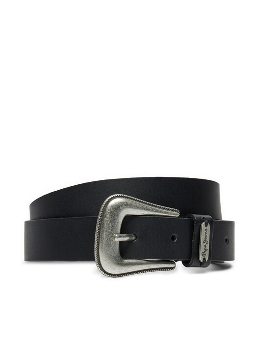 Cinturón para mujer Pepe Jeans Mildred PL020852 Negro zapatos