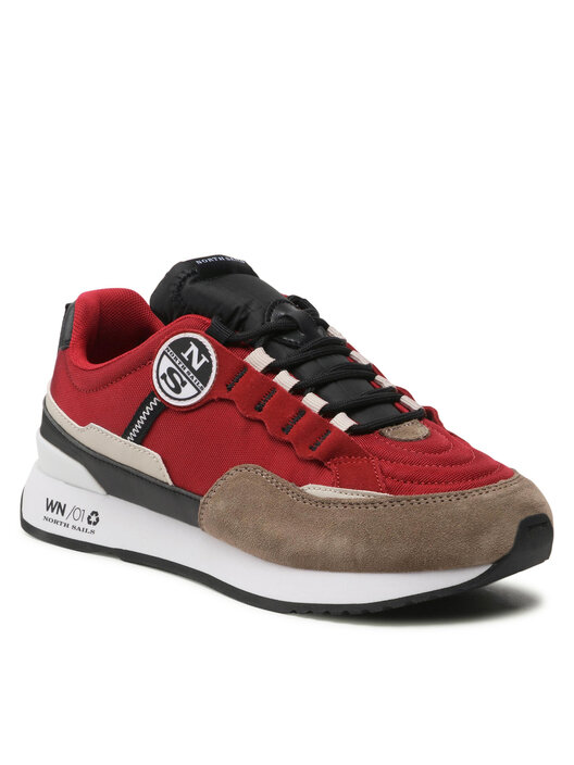 Sneakers North Sails 058 Winch Creen Bordeaux escarpe