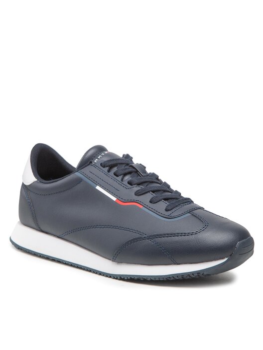 Sneakers Tommy Hilfiger Runner Lo Leather Detail FM0FM04256