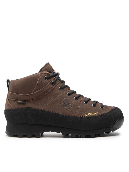 Scarpe Da Trekking Crispi Monaco Brown - Basse In Pelle Nabuk Con Gore-Tex, Suola Vibram, Taglia 42