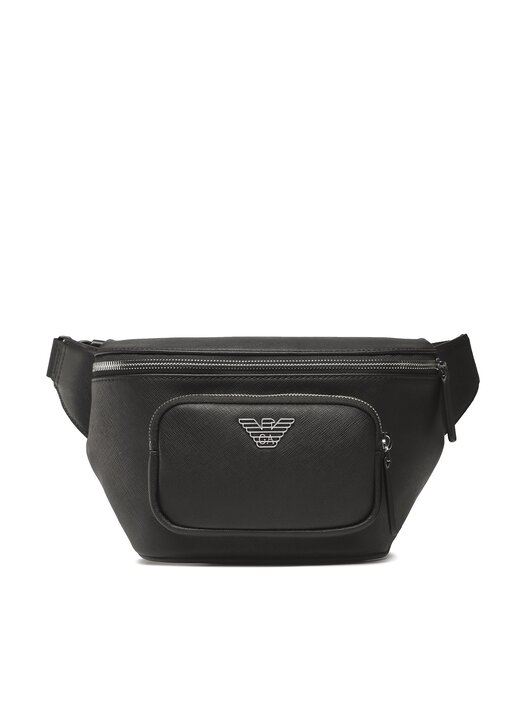 Marsupio Piatto RFID Nero - 25x13x13cm, Protezione Antifurto, Cintura Regolabile, Impermeabile - Foto 5