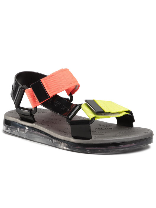 Sandali RIDER RT PAPETE AD, Modello AA035, Colore Nero/Arancione