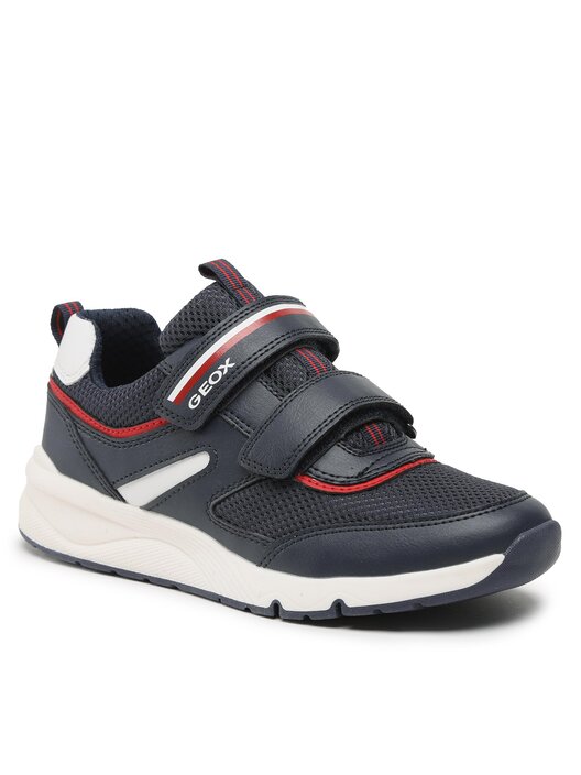 Geox Jongens J Rooner Boy B ABX A Sneakers, Navy Avio, 25 EU