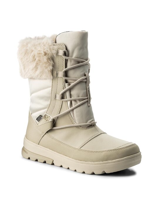 Schneeschuhe Merrell Aura Mid Lace Polar Wtpf J45684 Beige eschuhe