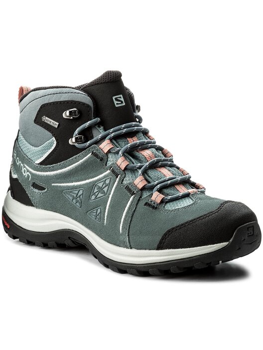 Chaussures de trekking Salomon Ellipse 2 Mid Ltr Gtx GORE TEX W 401626 20 V0 Gris chaussures