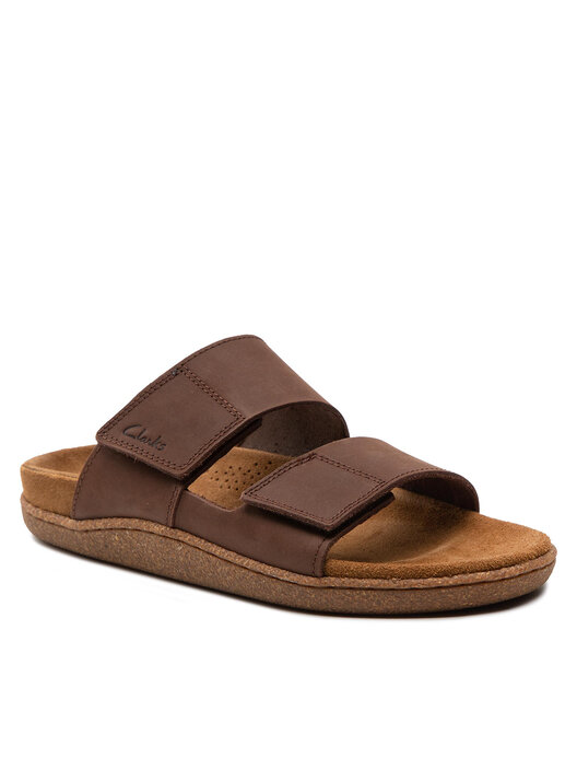 Ciabatte Clarks Pilton Strap 261658307 Marrone escarpe