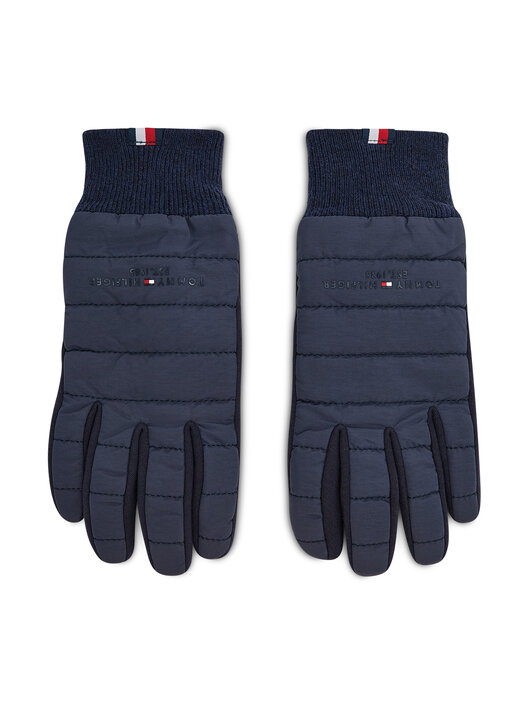 Herrenhandschuhe Tommy Hilfiger Th Established Mix Nylon Gloves AM0AM07884  Dunkelblau | eschuhe.de