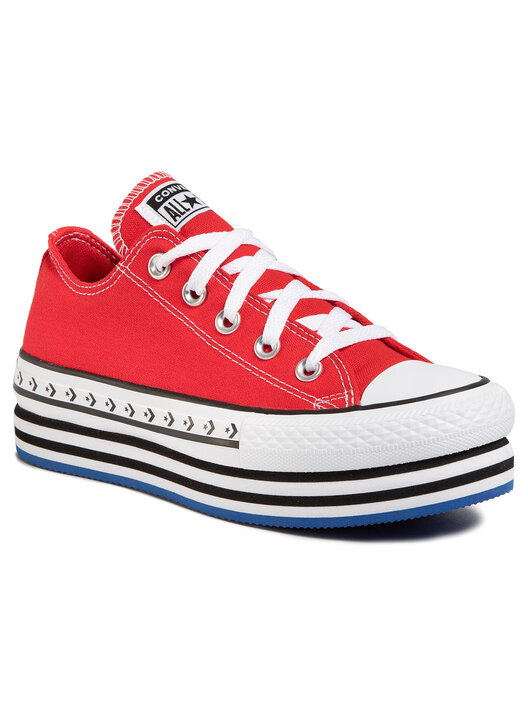 Кецове Converse Ctas Platform Layer Ox 566763C Червен | obuvki.bg
