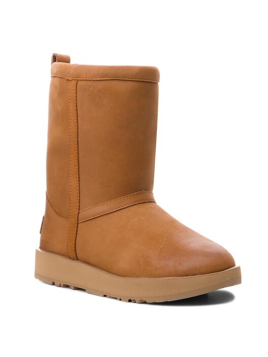 Botas de nieve Ugg W Classic Short L Waterproof 1017509 Marrón
