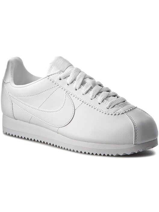Nike classic cortez bianche hot sale