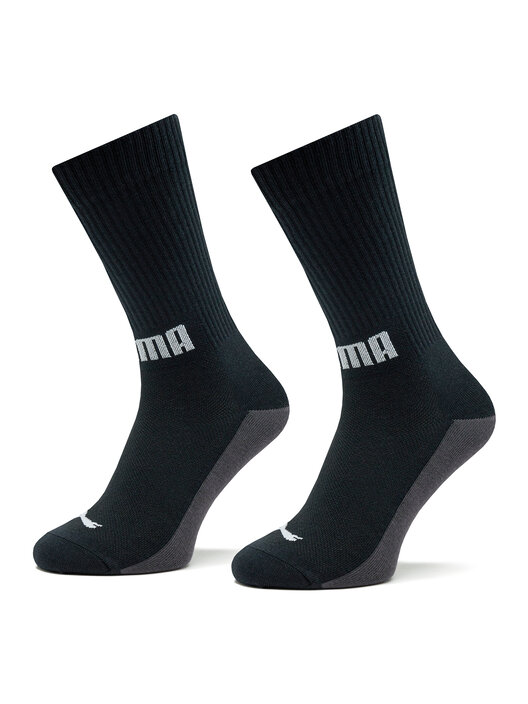 2er Set hohe Herrensocken Puma Men Front Logo Crew 2P 938010 Schwarz eschuhe.at