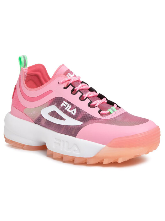 Fila disruptor rose et blanche best sale