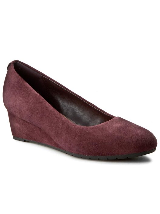 Chaussures basses Clarks Vendra Bloom 261201514 Aubergine chaussures