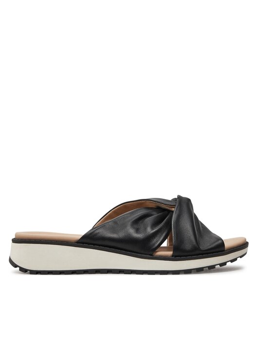 CAPRICE Ciabatte Donna Con G-Weite | Pantolette Comode In Pelle | Tacco 4.5 Cm