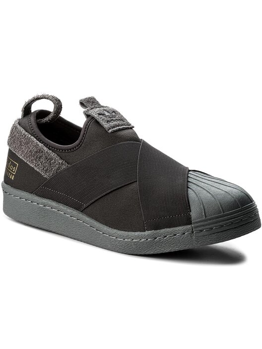 Adidas slip on triple black online