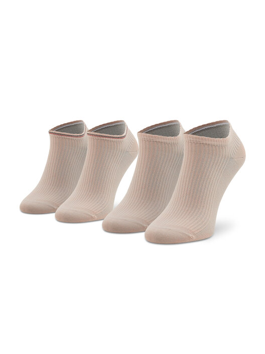 Calzini Corti Donna ESPRIT - 2 Paia Con Fantasia Floreale Comodi E Traspiranti - Foto 6