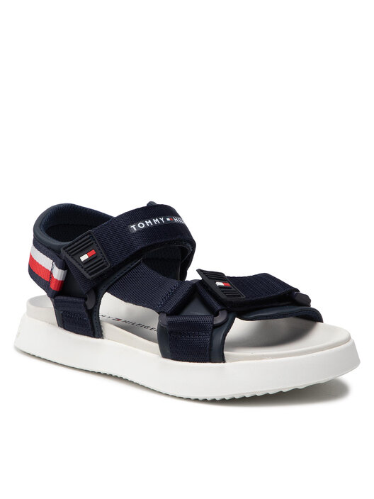 Sandali Tommy Hilfiger Velcro Sandal Blue T3B2 32256 0208 S Blu scuro escarpe