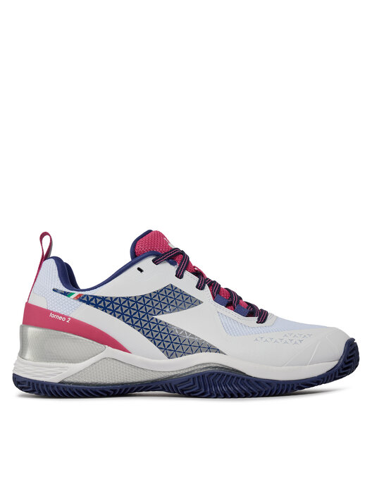 Chaussures De Tennis Diadora Speed Blushield 4 W Clay - Homme, Blanc, Neuves Avec Emballage