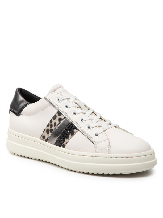 Geox Women's Pontoise D Stripe Sneaker Shoe