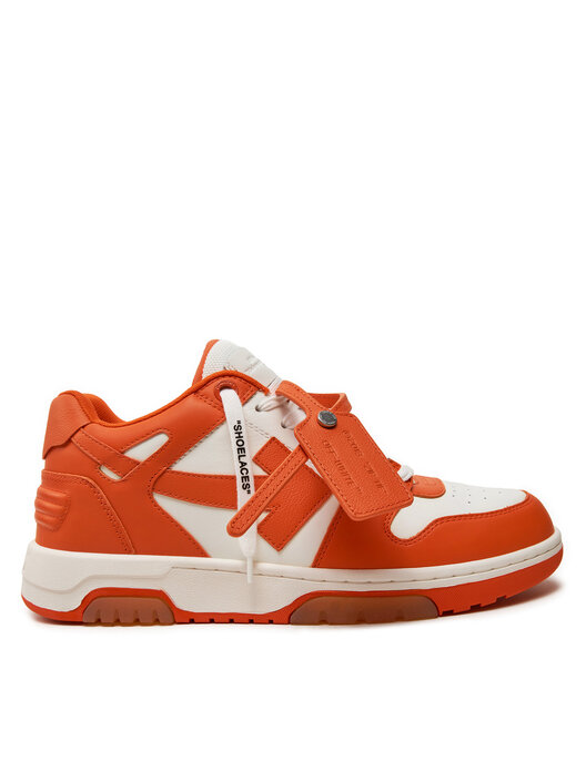 White and orange sneakers on sale