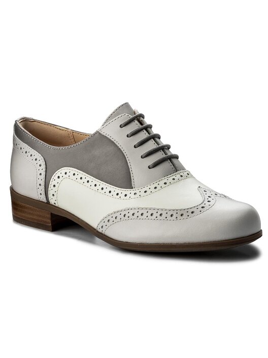 Clarks Oxfordy Splend Weave 26176809 Écru | Modivo.pl