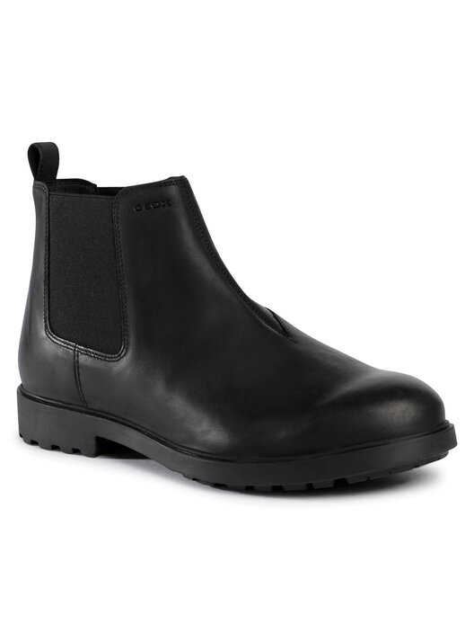 Bottines Chelsea Geox U Rhadalf G U045HG 00045 C9999 Noir chaussures