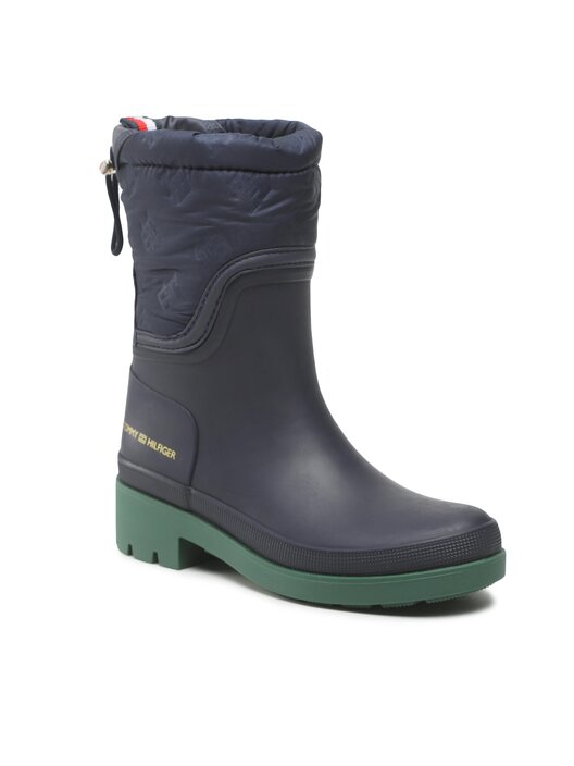 Gummistiefel Tommy Hilfiger Ankle Rainboot With Monogram