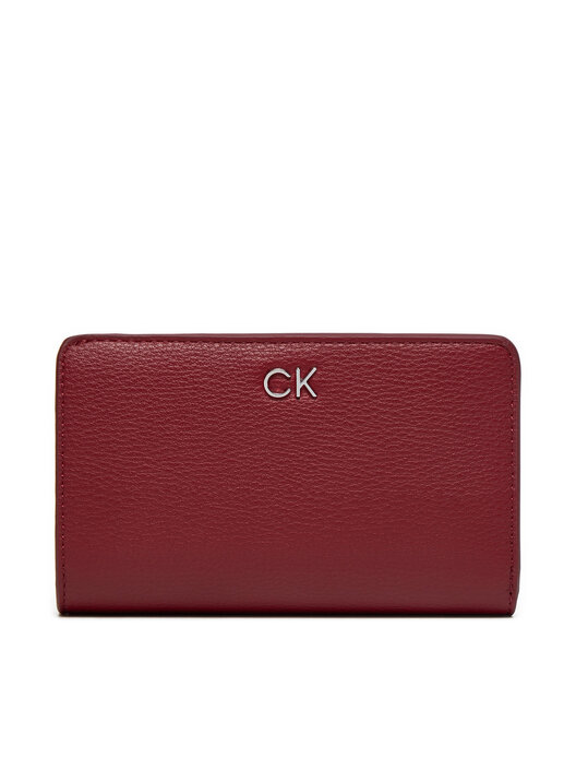 Portafoglio grande da donna Calvin Klein Ck Daily Medium Bifold K60K612638 Rosso escarpe